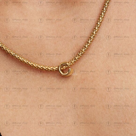 Pandora Letter C Alphabet Mini Charm|Pendant - Picture 2 of 2